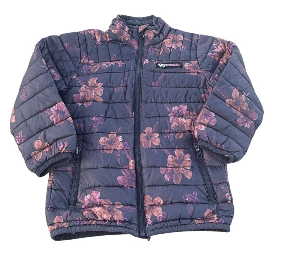 Wilderness Technology Toddler Floral Lightweight Puffer Coat
